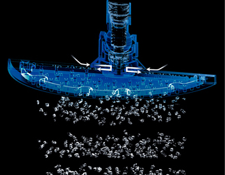 空氣按摩式出水技術