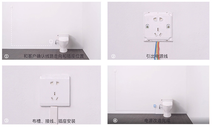 衛洗麗電源改造流程